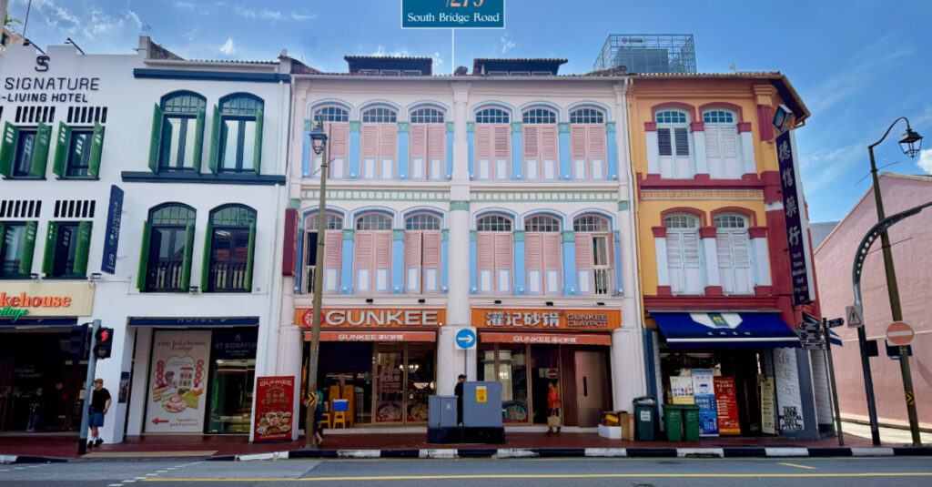 The shophouses at 277 and 279 South Bridge Road